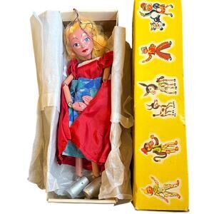 VTG PELHAM PUPPETS CINDERELLA Marionette Marlborough Wilts ORIGINAL BOX